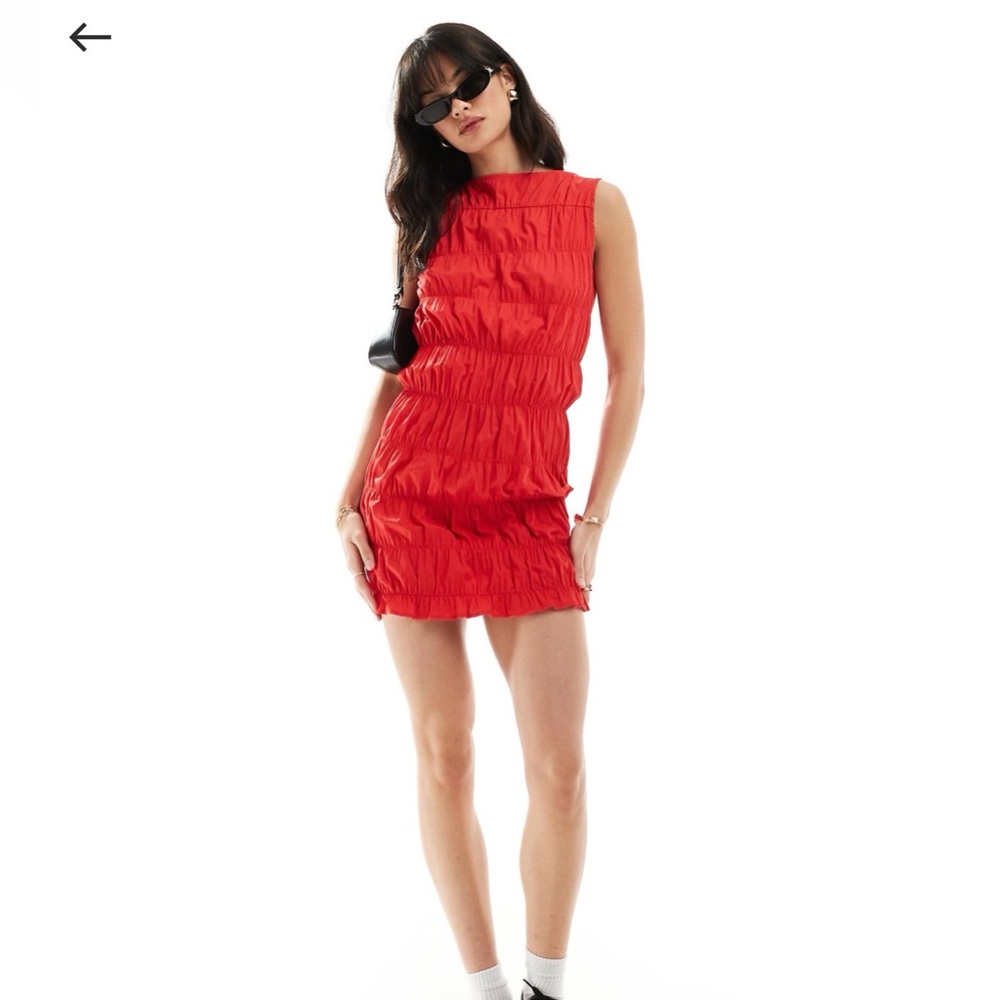 ASOS Red Mini Dress - Picture 6 of 6